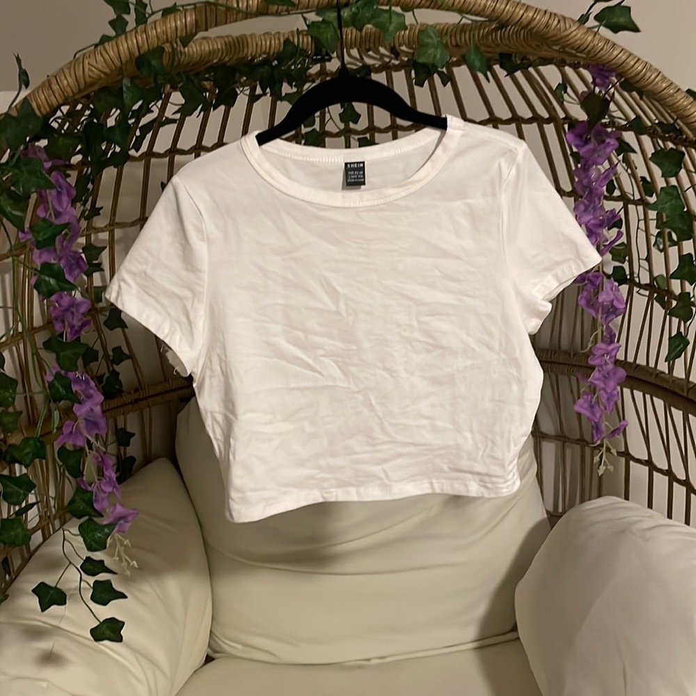White Crop Top
